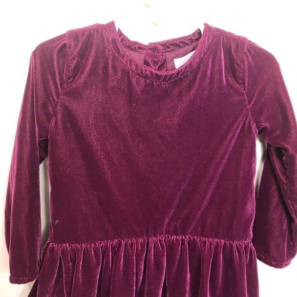 Gymboree Plum Velvet Dress size 2T - Picture 3 of 4